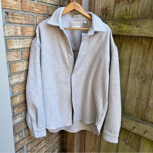 Standard Cloth by Urban Outfitters Classic Men's Short Gray Pea Coat